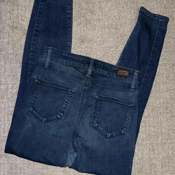 PAIGE Hoxton Ultra Skinny Jeans Womens Sz 25 Ankle Medium Wash Designer Classic - Picture 4 of 11